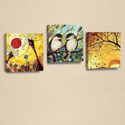Kanvas Tablo 3lü